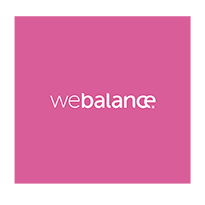 Logo sobre rosa de Webalance